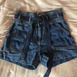 Anthropology jean shorts